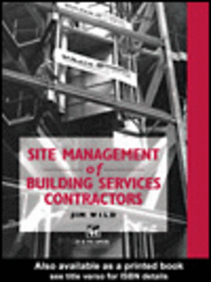 cover image of Site Management of Building Services Contractors